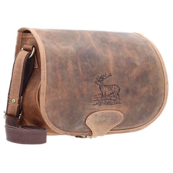 Greenburry Borsa da caccia vintage Borsa a tracolla in pelle 30 cm