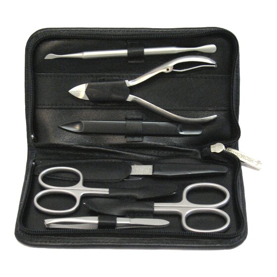 Windrose Nappa Scatola per gioielli Pelle 12 cm