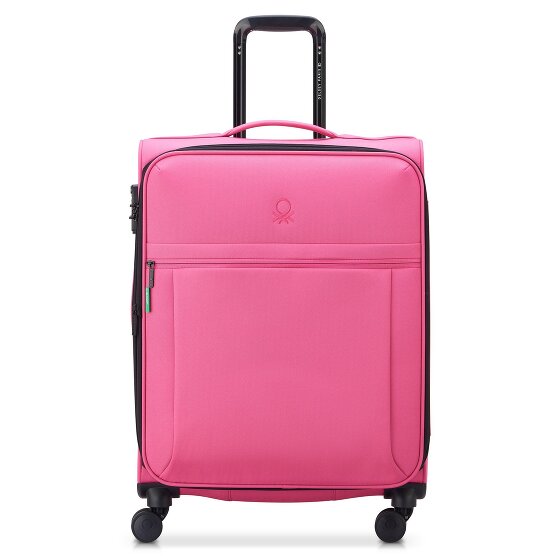 Delsey Paris x United Colors of Benetton BE Trolley a 4 ruote da 65 cm con piega ad espansione