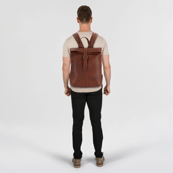Jack Kinsky Porto Zaino da giorno Pelle 37 cm Scomparto per laptop