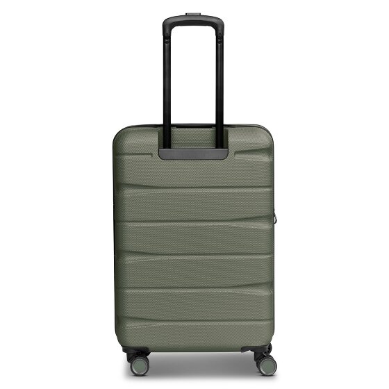 Franky Munich 4.0 Set di valigie a 4 ruote, 3 pezzi con piega elastica