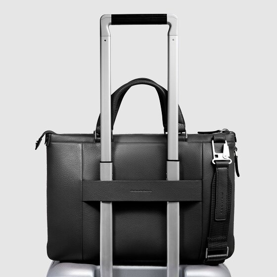 Piquadro Than Valigetta Pelle 26 cm Scomparto per laptop con piega di espansione
