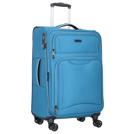 d&n Travel Line 9204 4 ruote Carrello M 66 cm con piega di espansione