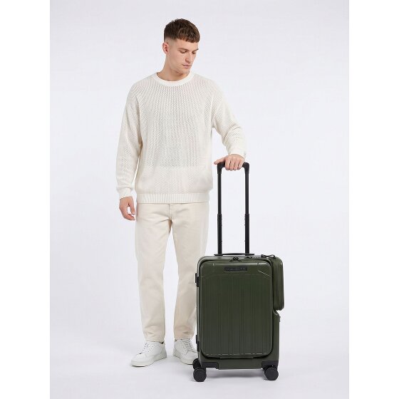 Piquadro PQ-Light 4 ruote Trolley cabina 55 cm Vano porta PC