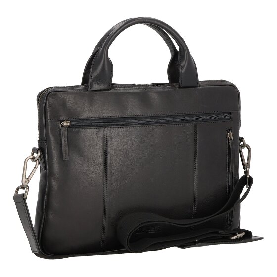 Leonhard Heyden Roma Valigetta Vera Pelle 38 cm Vano porta PC