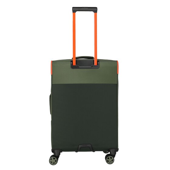 Travelite Color Craze 4 ruote Carrello M 66 cm con piega di espansione