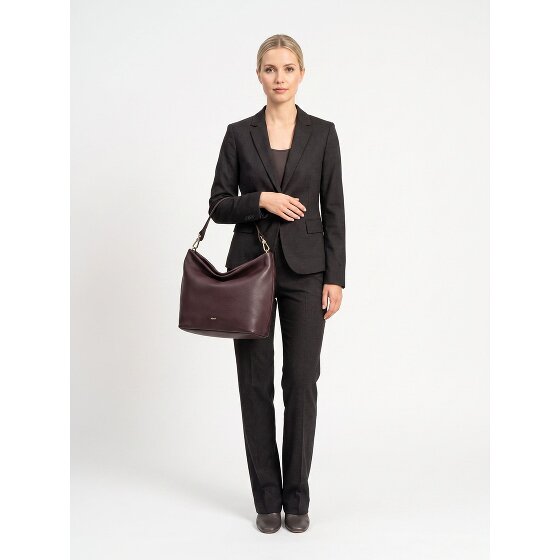 abro Ebony Borsa a spalla Vera Pelle 39 cm