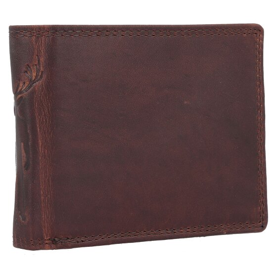 Jack Kinsky Monterey Portafoglio Protezione RFID Pelle 11.5 cm