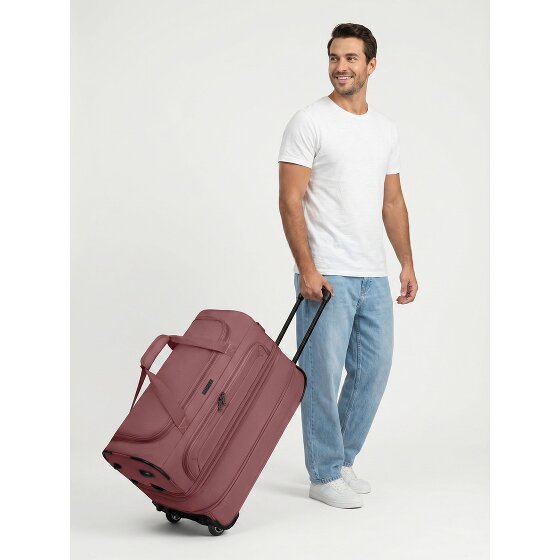Redolz Duffle Essentials Borsa da viaggio a 2 ruote 55 cm M con patta di espansione