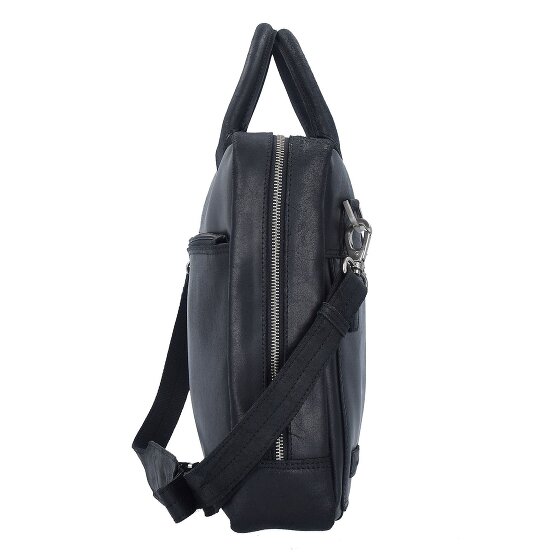 Plevier Vintage London Valigetta Protezione RFID Pelle 41 cm Scomparto per laptop
