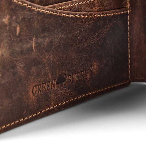 Greenburry Karpfen Portafoglio Pelle 12 cm
