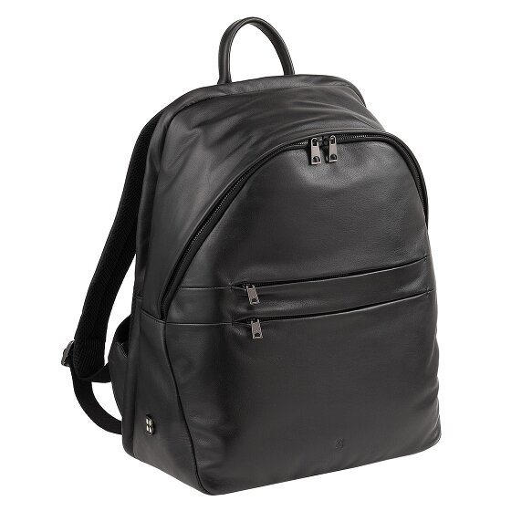 DuDu New York Zaino da giorno Vera Pelle 41 cm Vano porta PC