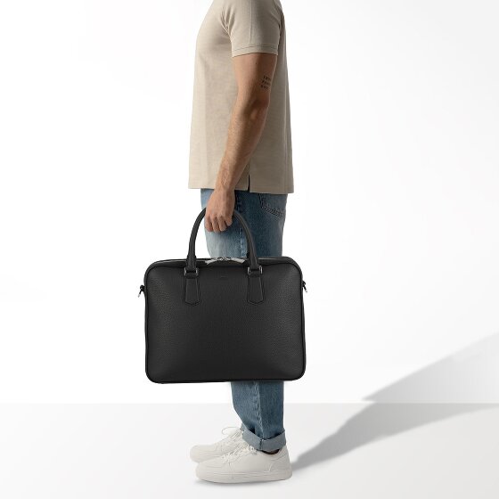 Boss New Crosstown Valigetta Pelle 38 cm Scomparto per laptop