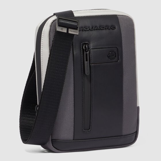 Piquadro Borsa crossbody con tasca per iPad mini in tessuto riciclato