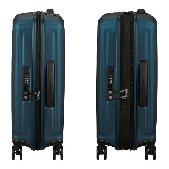 Samsonite Nuon 4 ruote Carrello della cabina 55 cm con piega di espansione