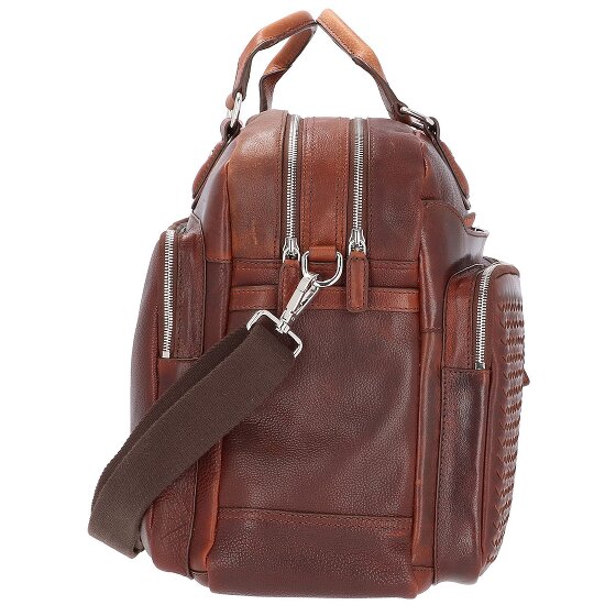 bugatti Cartella in pelle intrecciata 48 cm