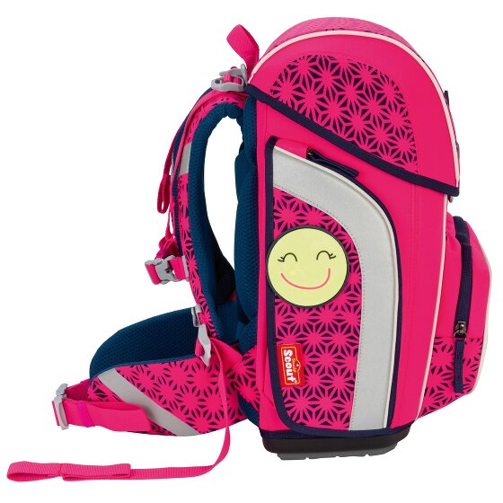Scout Genius Neon Safety DIN Set di borse per la scuola 4 pezzi