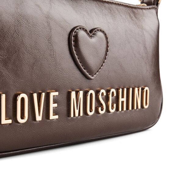 Love Moschino Cipria Borsa a spalla Vera Pelle 25 cm