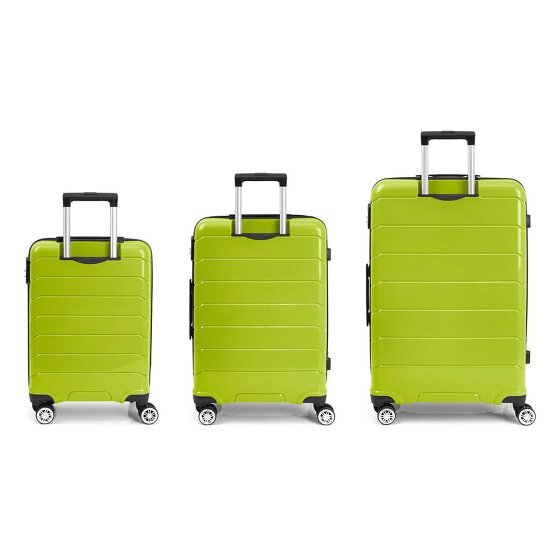 Gabol Midori 4 Roll Suitcase Set 3pcs.