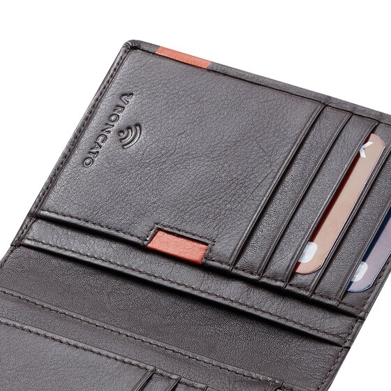 Roncato Monaco Portafoglio Protezione RFID Vera Pelle 12.5 cm