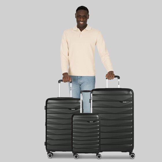 Bench Paris 4 ruote Set di valigie 3 pezzi con piega di espansione