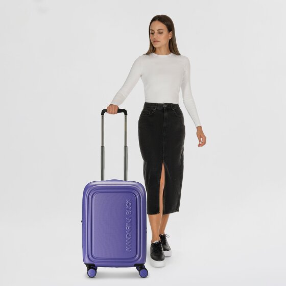 Mandarina Duck Logoduck Carrello cabina a 4 ruote 55 cm