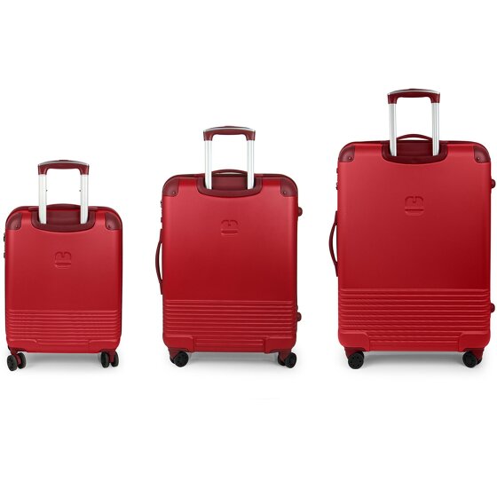 Gabol Balance XP 4 ruote Set di valigie 3 pezzi con piega di espansione