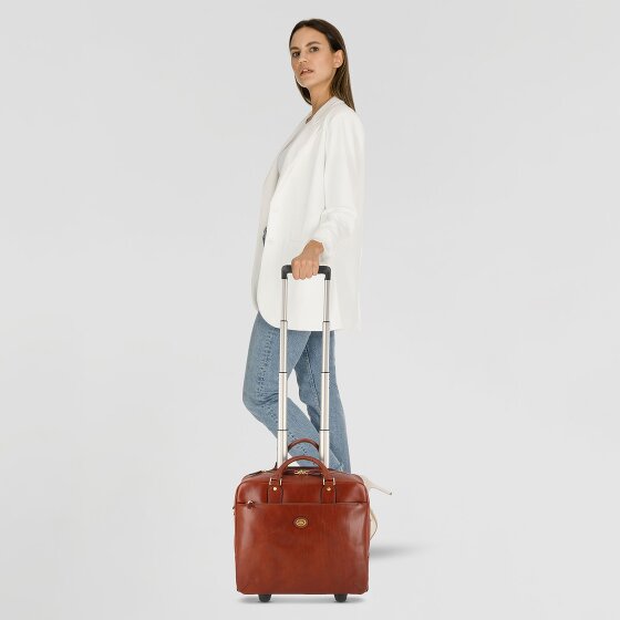The Bridge Stovia 2 ruote Carrello pilota Pelle 39 cm Scomparto per laptop
