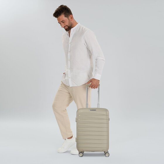 Franky London 4 ruote Carrello della cabina S 55 cm con piega di espansione