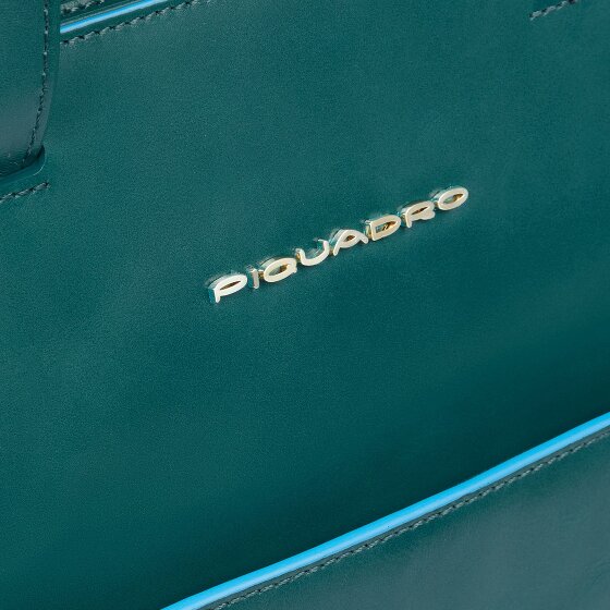Piquadro Blue Square Borsa shopper Vera Pelle 40 cm