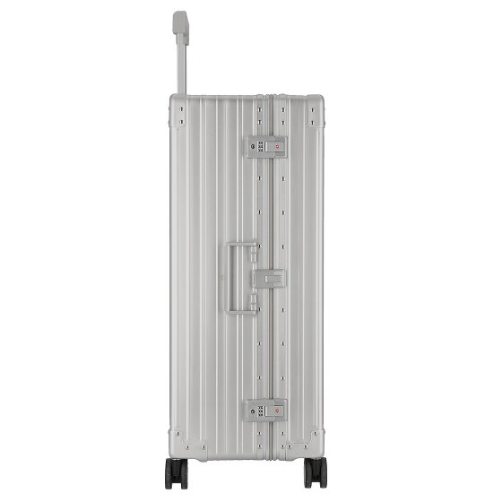 Aleon Carrello Traveler Macro a 4 ruote in alluminio da 77 cm con borsa per indumenti