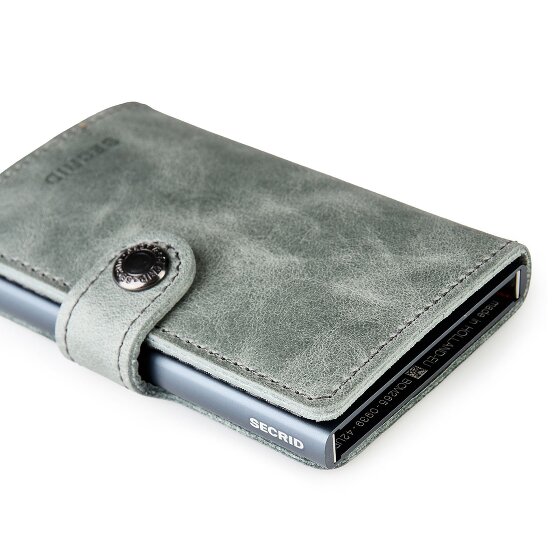 Secrid Miniwallet Vintage Custodia per carte di credito Portafoglio RFID in pelle 6,5 cm
