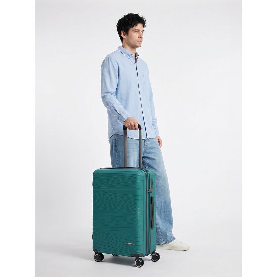 Franky Dallas 3.0 Carrello a 4 ruote M 65 cm con piega elastica