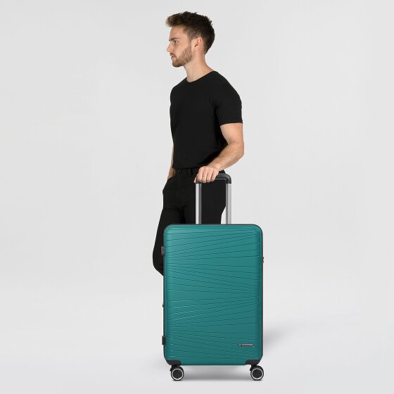 Franky Dallas 3.0 Carrello a 4 ruote M 65 cm con piega elastica
