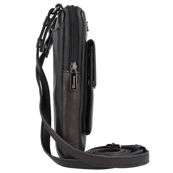 Greenland Nature Black Nappa Custodia per cellulare Pelle 11.5 cm