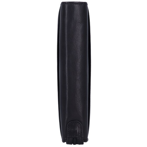 Greenland Nature Cartella ad anelli in nappa nera 19 cm