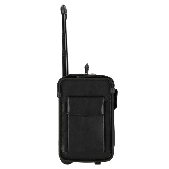 Dermata Trolley pilota a 2 ruote in pelle 45,5 cm Scomparto per laptop