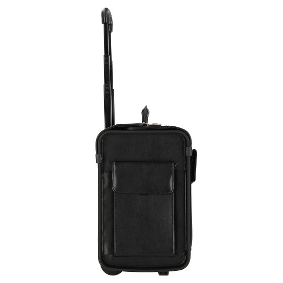 Dermata Trolley pilota a 2 ruote in pelle 45,5 cm Scomparto per laptop