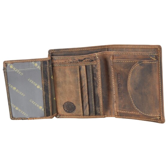 Greenburry Portafoglio vintage in pelle d'aquila 9,5 cm