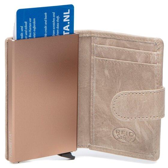 The Chesterfield Brand Prague Custodia per carta di credito Protezione RFID Pelle 7 cm