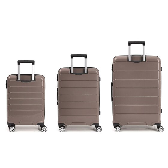 Gabol Midori 4 Roll Suitcase Set 3pcs.