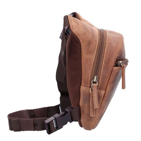 Greenburry Marsupio vintage in pelle 20 cm