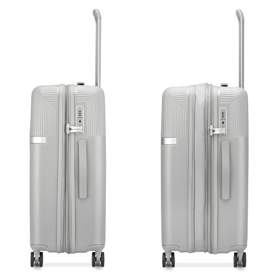 Roncato Airglam 4 ruote Set di valigie 3 pezzi con piega di espansione