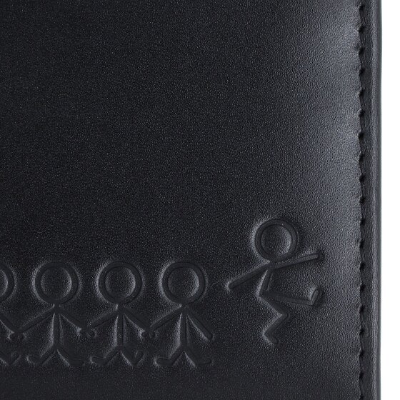 oxmox Leather Portafoglio Protezione RFID Vera Pelle 12 cm