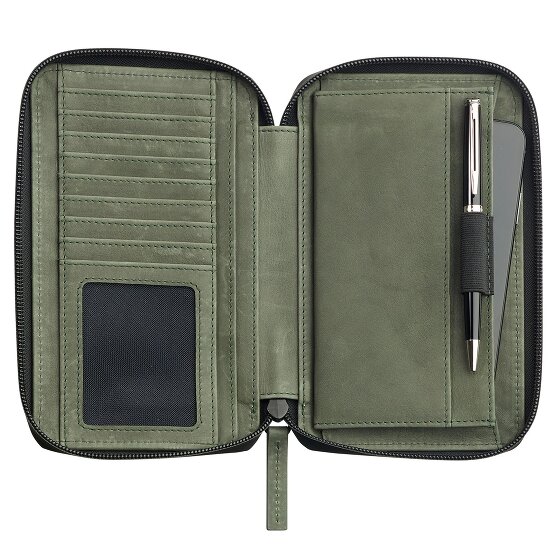 Leonhard Heyden Borsa mobile Aia in pelle 11 cm