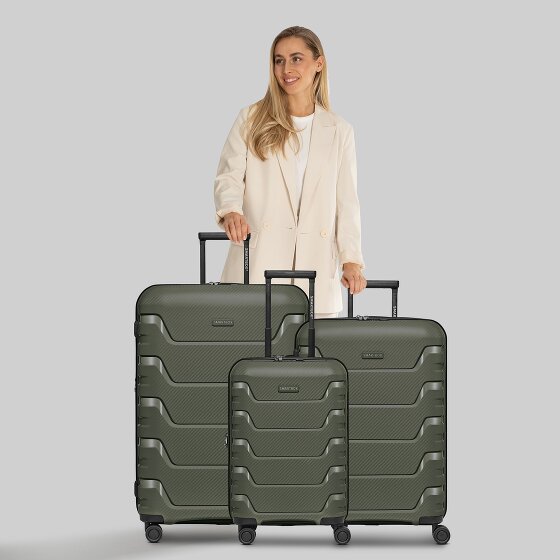 Smartbox Edition 01 4 ruote Set di valigie 3 pezzi con piega di espansione