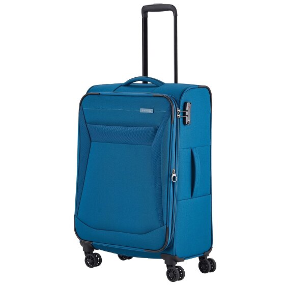Travelite Chios 4 ruote Set di valigie 3 pezzi con piega di espansione