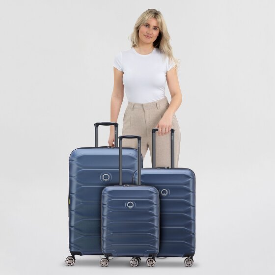 Delsey Paris Meteor 4 ruote Set di valigie 3 pezzi con piega di espansione