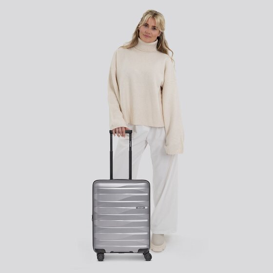 Bergpfeil Carrello da viaggio a 4 ruote per cabina S 55 cm con piega ad espansione