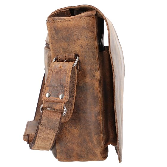 Pride and Soul Ben borsa a tracolla in pelle 33 cm scomparto per laptop